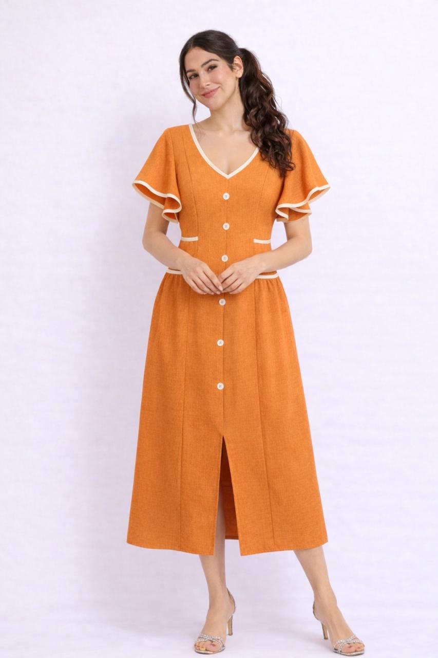 Vestido Naranja Sunset