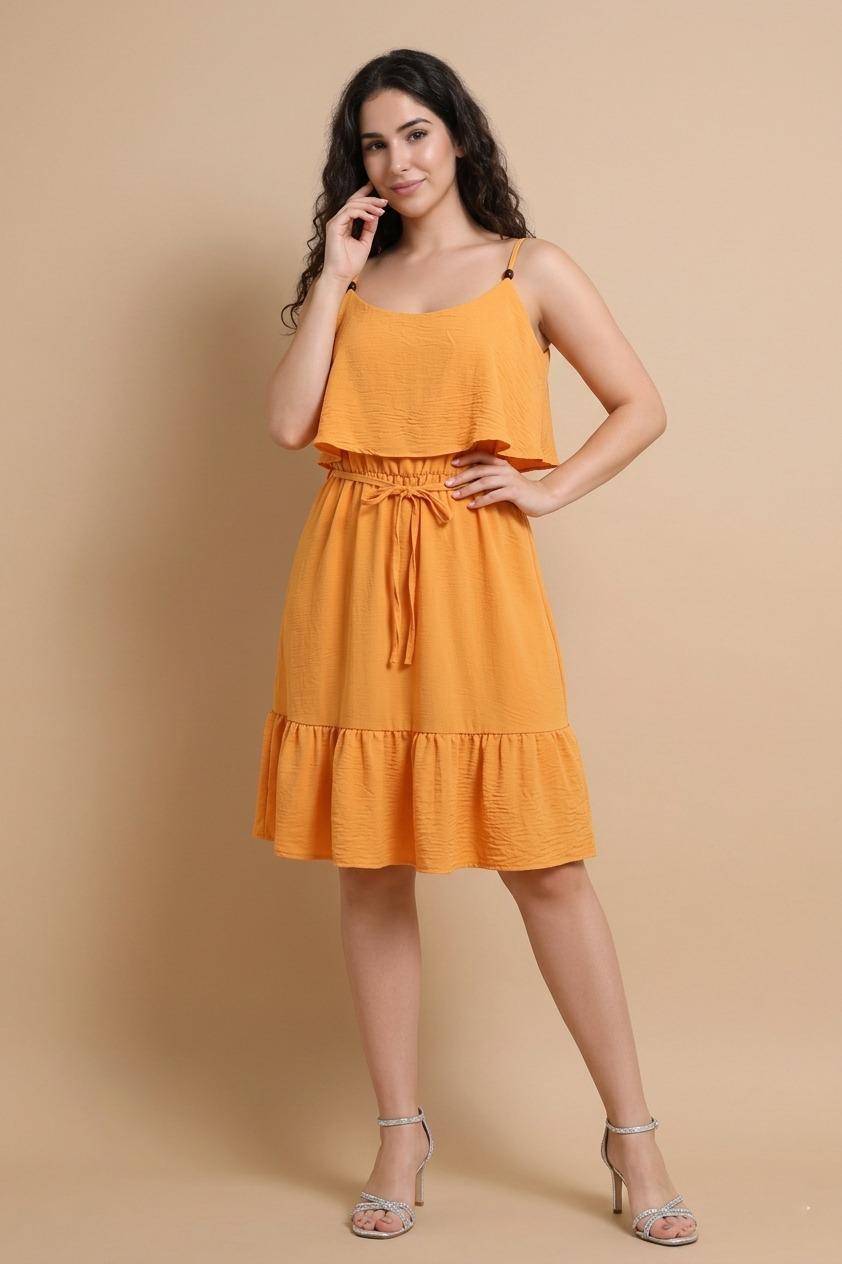 Vestido Mostaza Verano