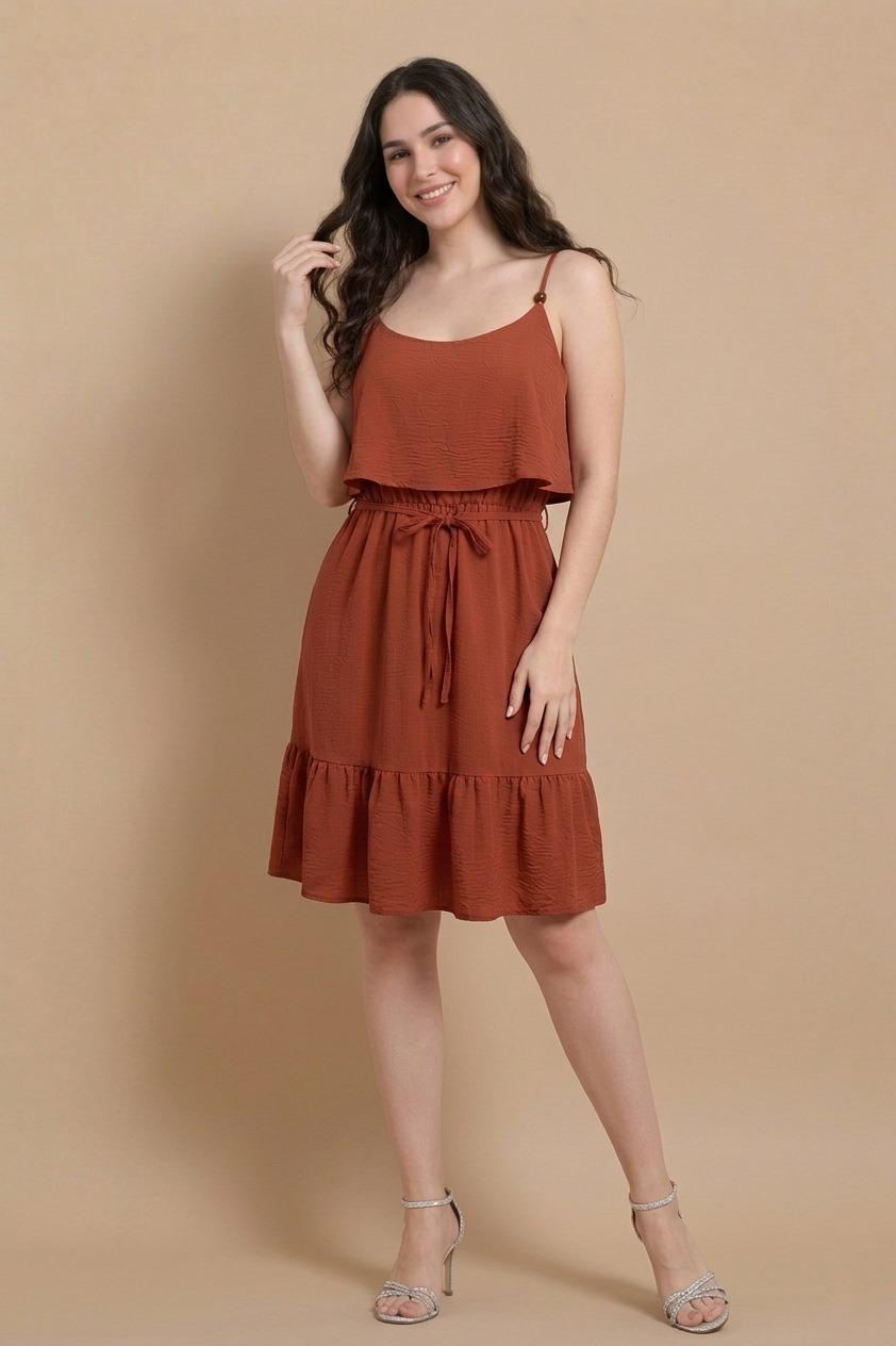 Vestido Terracota Otoño