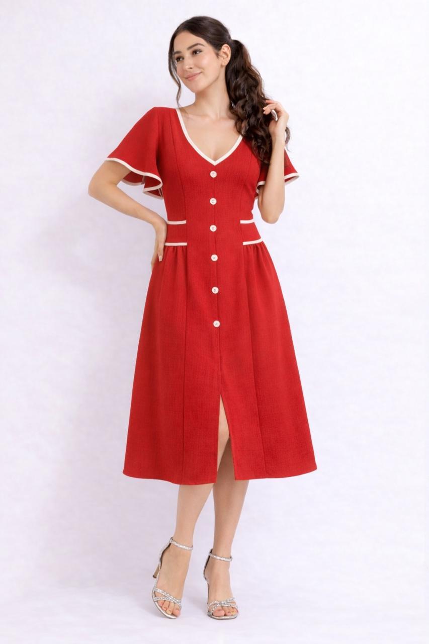 Vestido Rojo Pasión