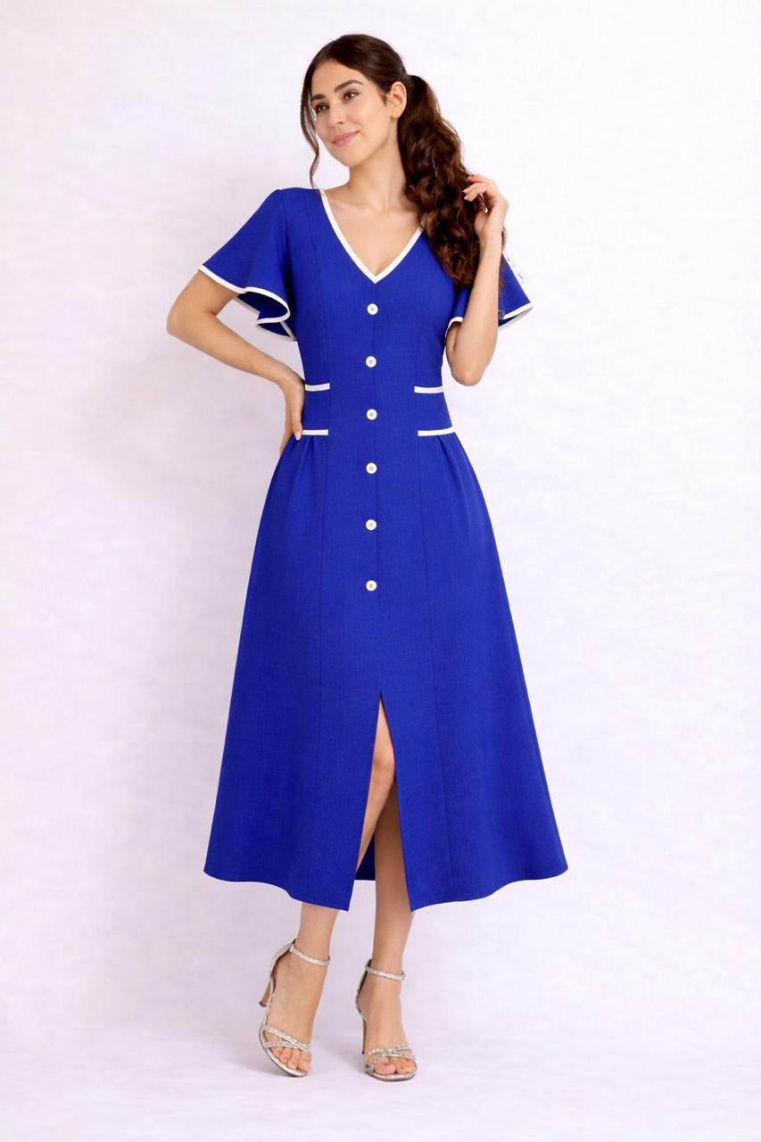 Vestido Azul Intenso